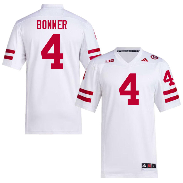 Nebraska Cornhuskers #4 Janiran Bonner College Football Jersey Stitched-White Nebraska Cornhuskers #4 Janiran Bonner College Football Jersey Stitched-White